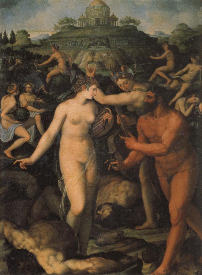 Hercules Crowned by the Muses